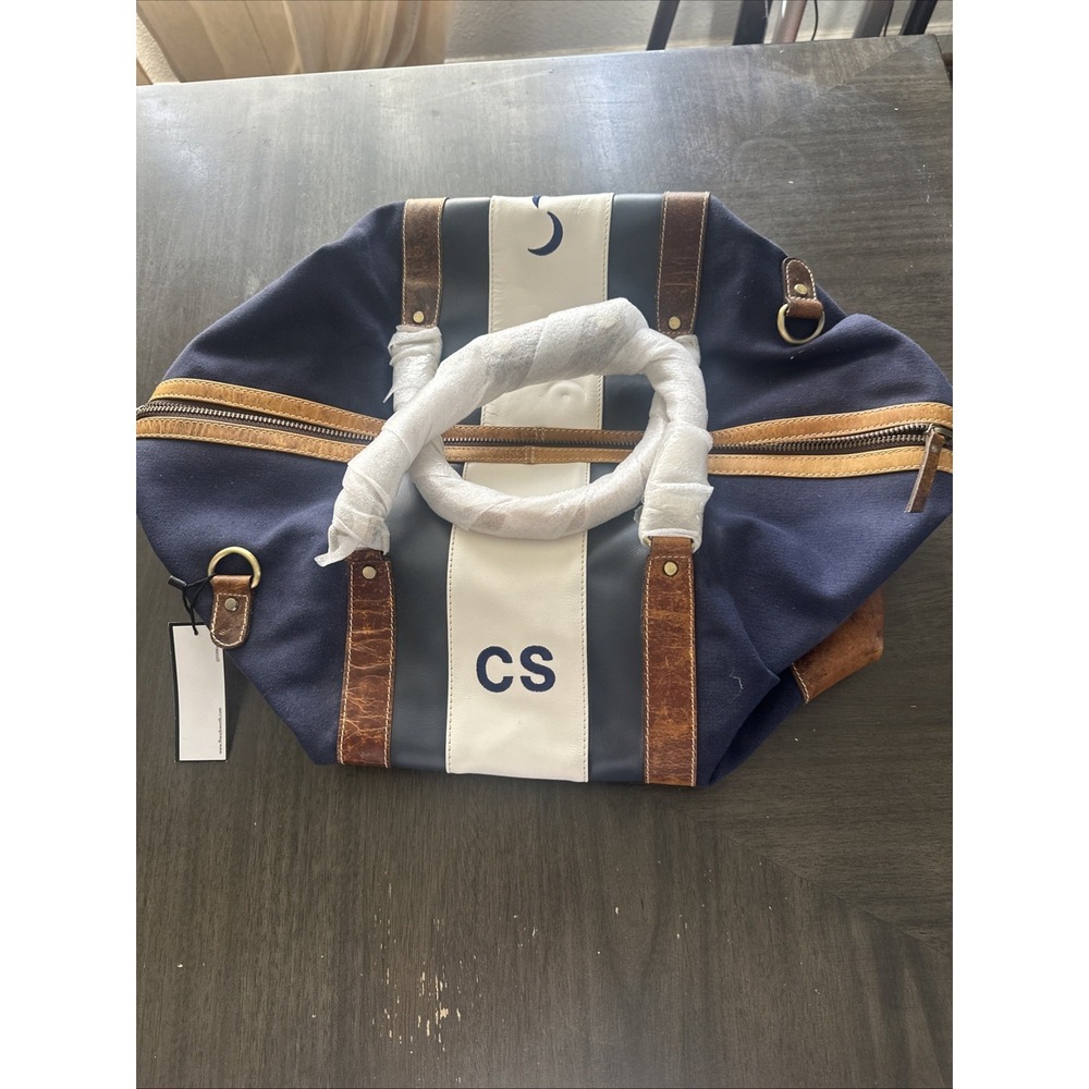 FH Wadsworth Leather Duffle Bag (20" L x 11" H x 9" W)